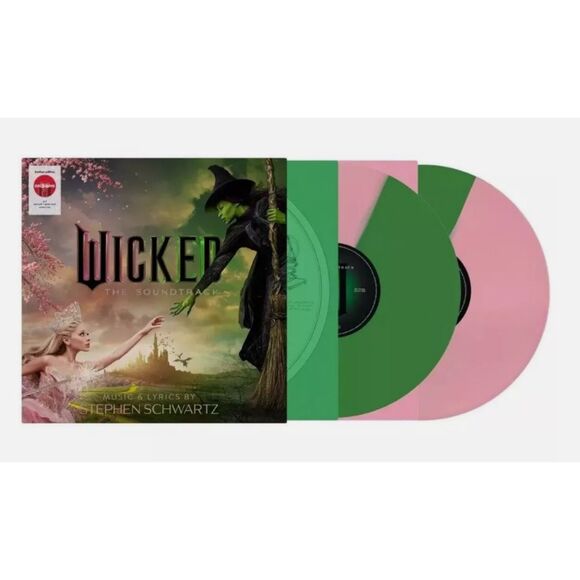 VINYL Wicked: The Soundtrack Limited Split Green Pink 2 LP - NEW / SEALED - Picture 3 of 6